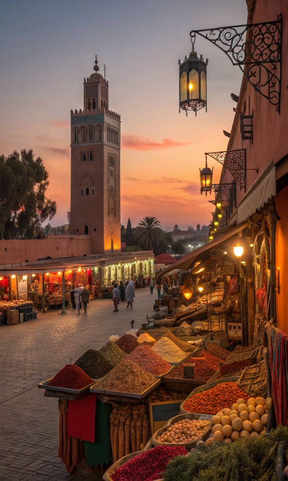 Marrakech Medina & Souks Tour | Jemaa el-Fna, Koutoubia Mosque & Local Guide (Half Day)